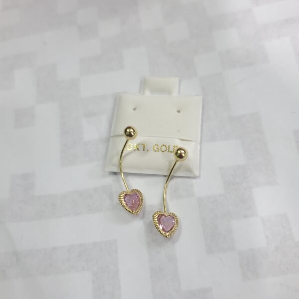 PIRCING OMBLIGO CORAZON6MM DIAMANTADO